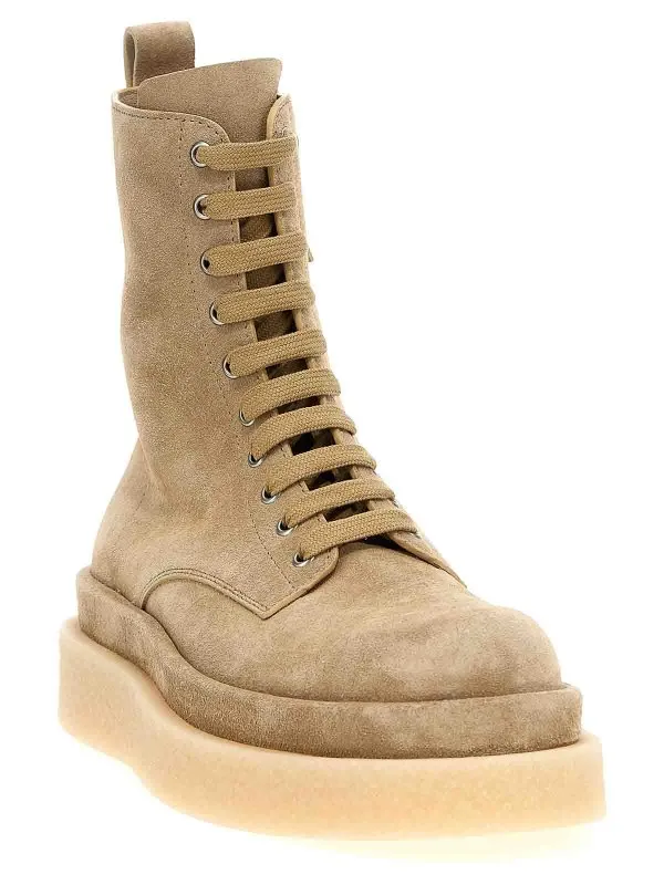 Jil Sander Suede Ankle Boots