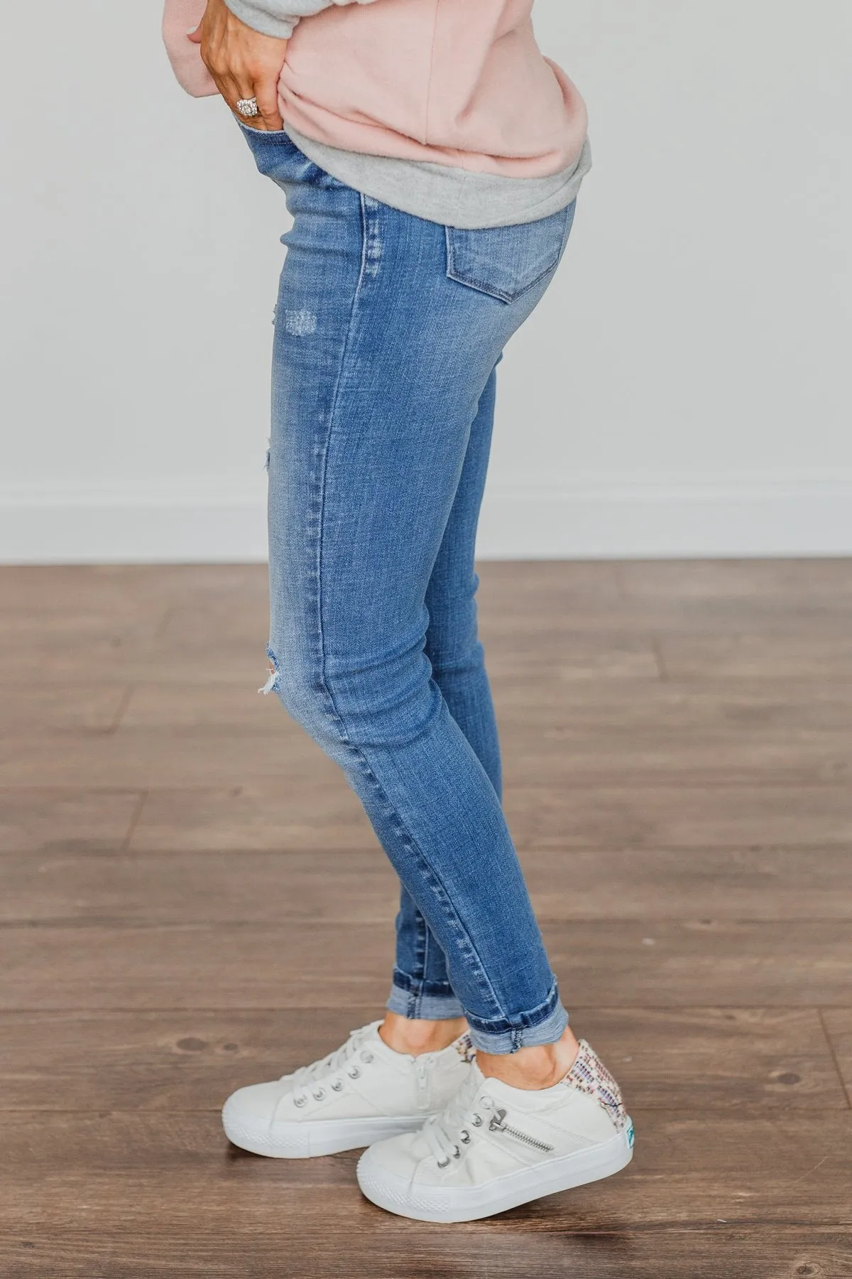 KanCan High-Rise Skinny Jeans- Alexa Wash