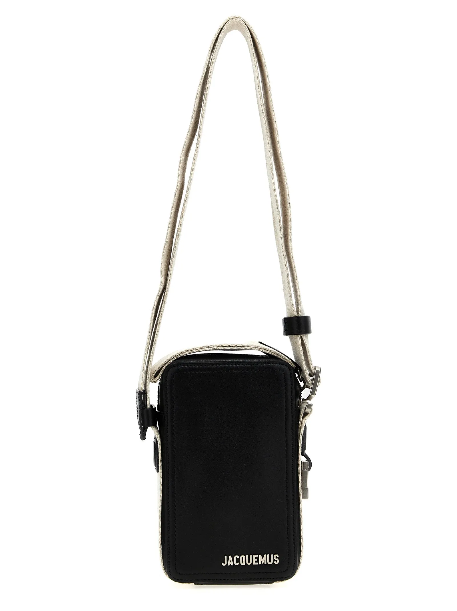 Le Cuerda Vertical Crossbody Bags Black