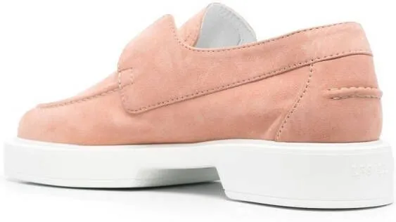 Le Silla Yatch suede moccasins Pink