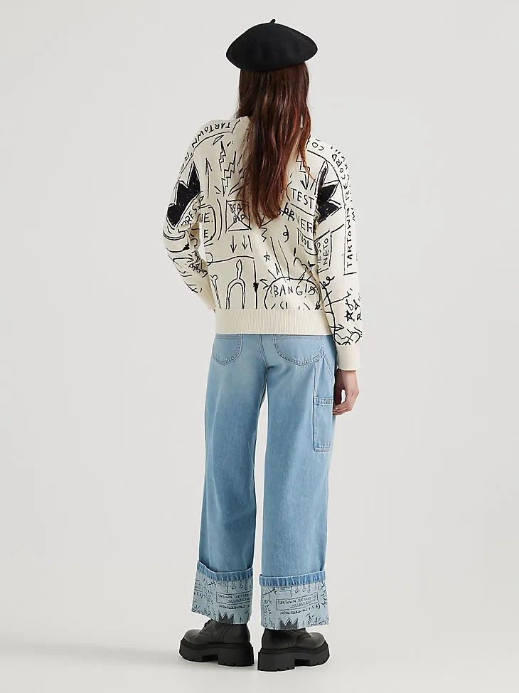 LEE  |Collaboration Long Sleeves Cotton Office Style Oversized