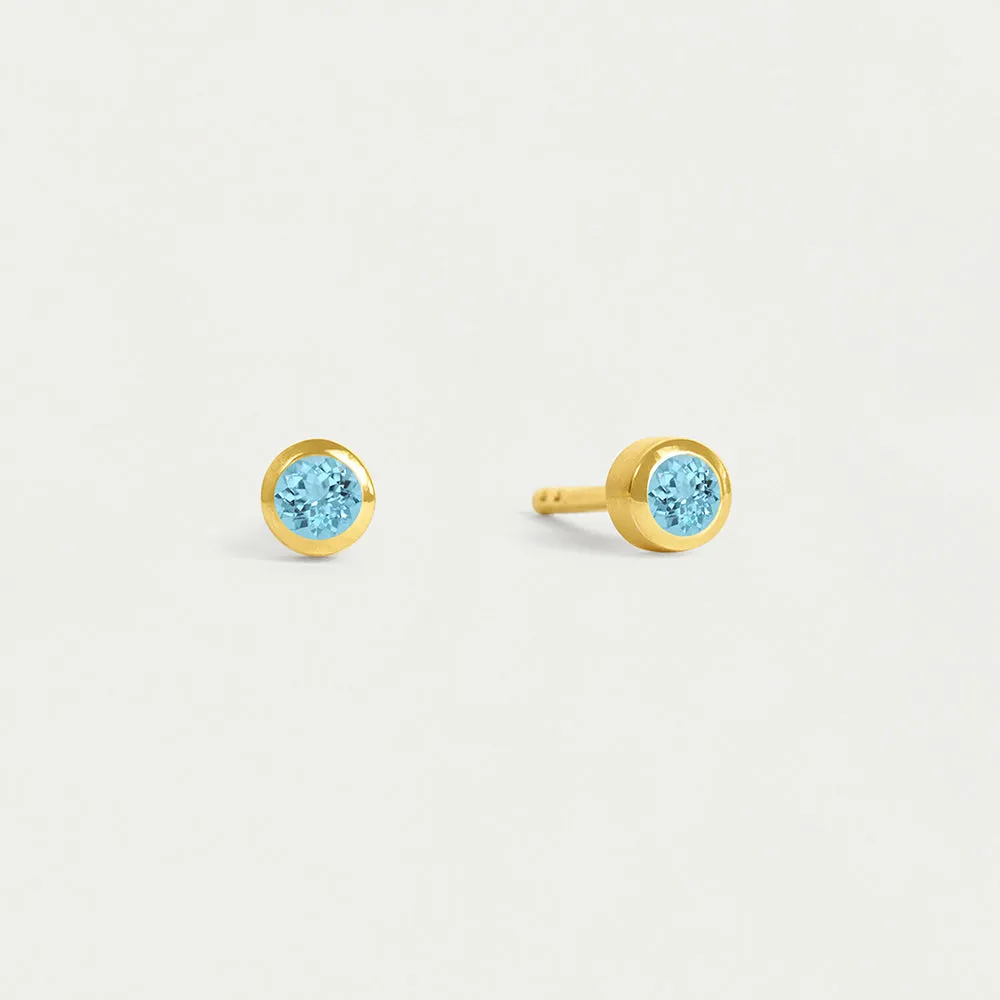 Mini Birthstone Studs