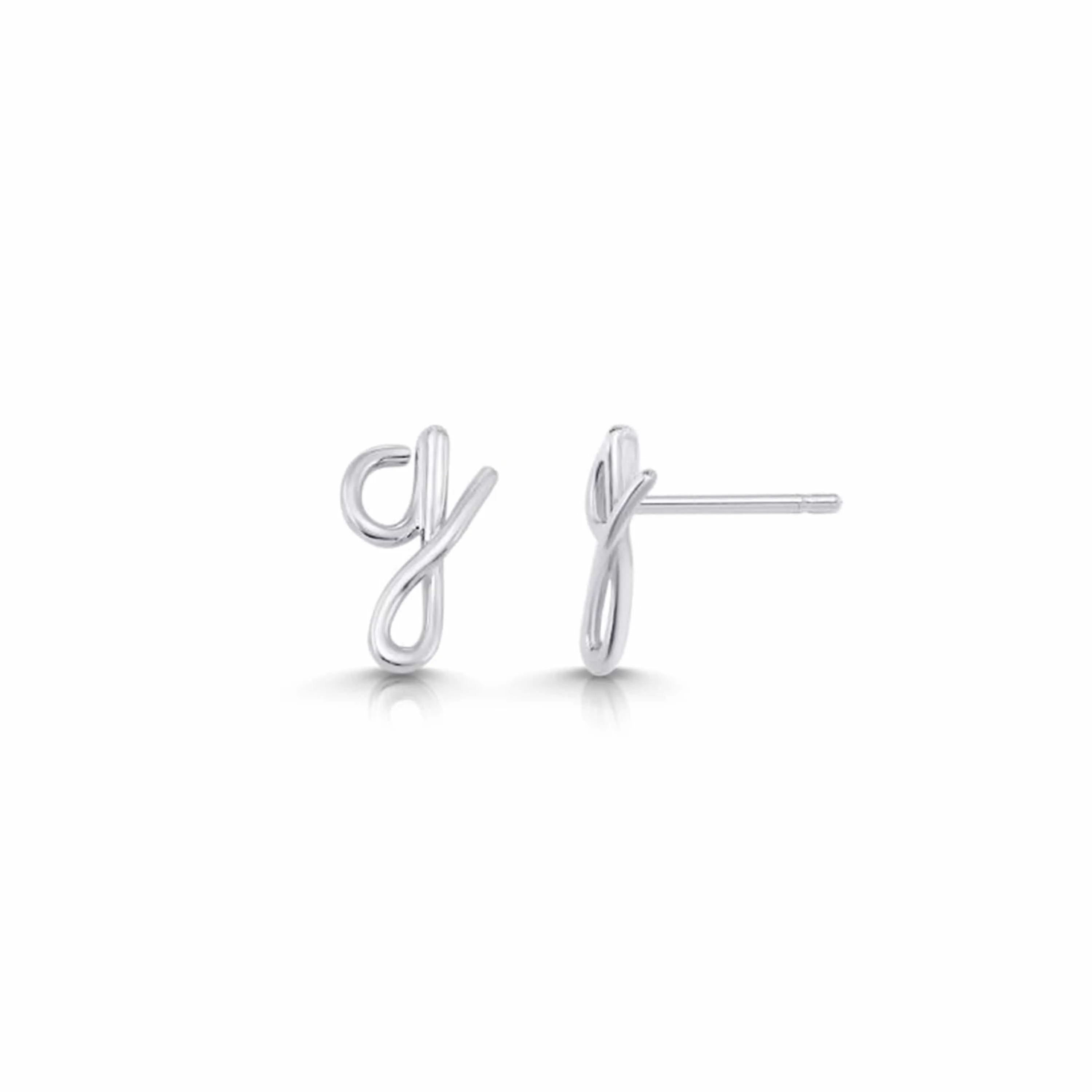 Mini Letter Earrings