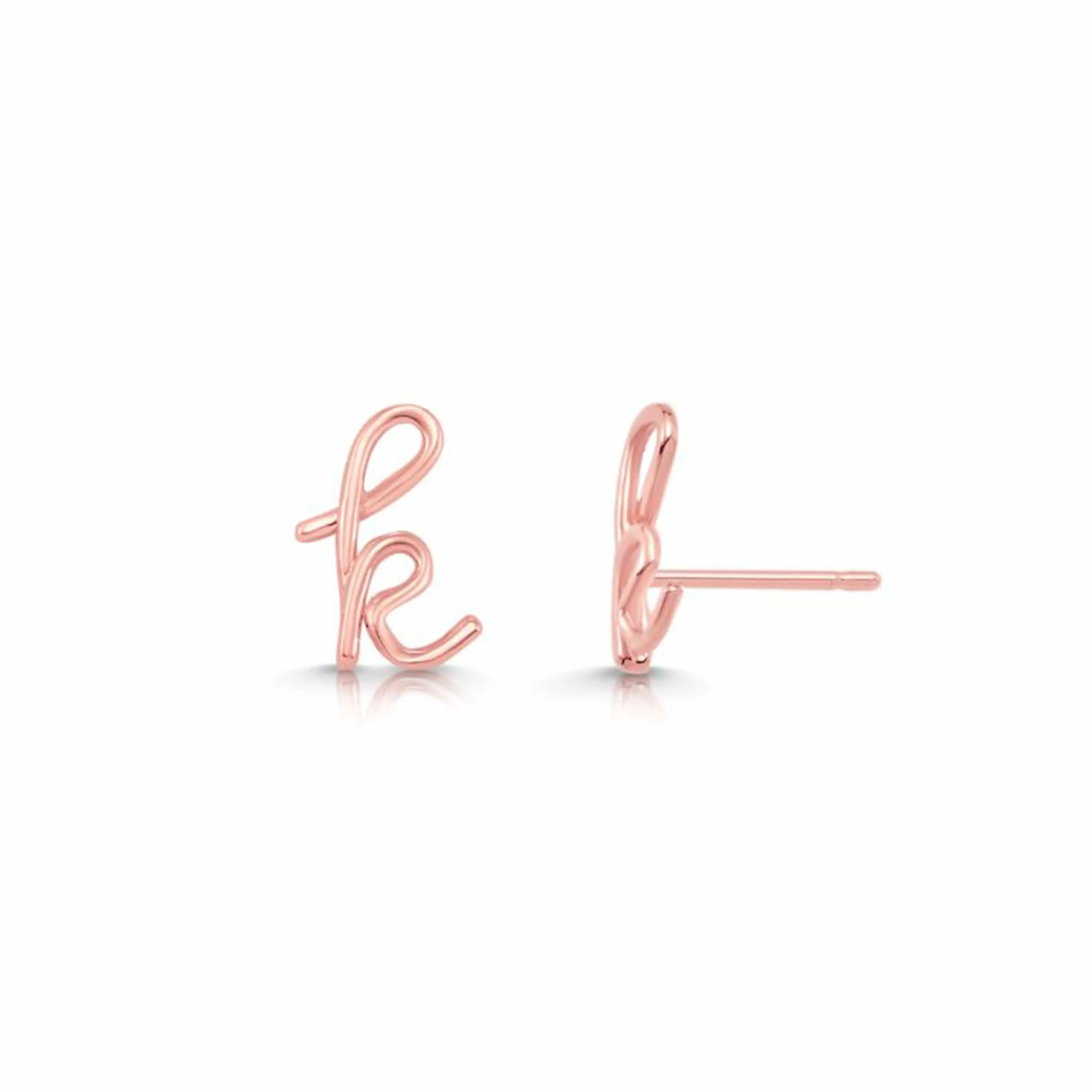 Mini Letter Earrings