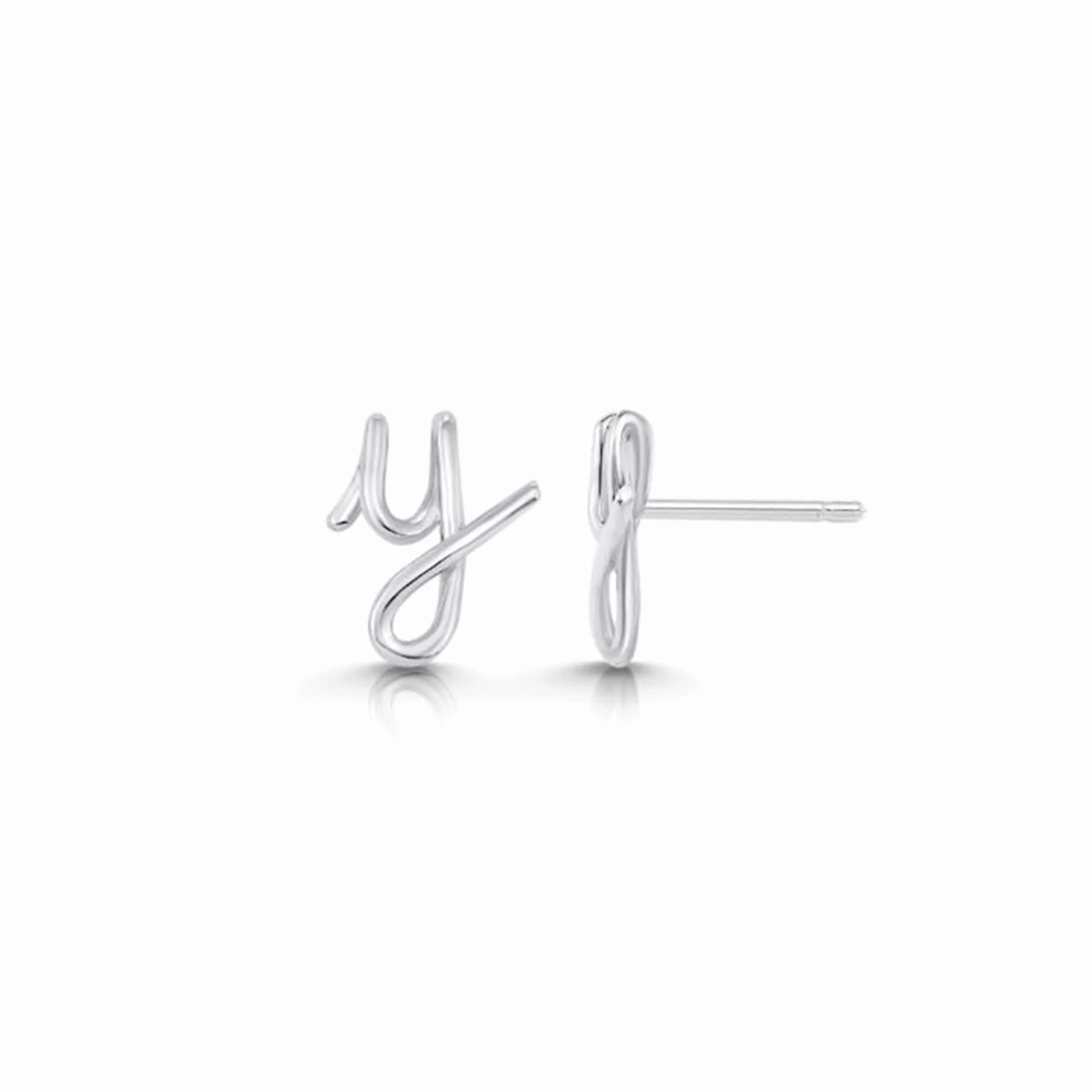 Mini Letter Earrings