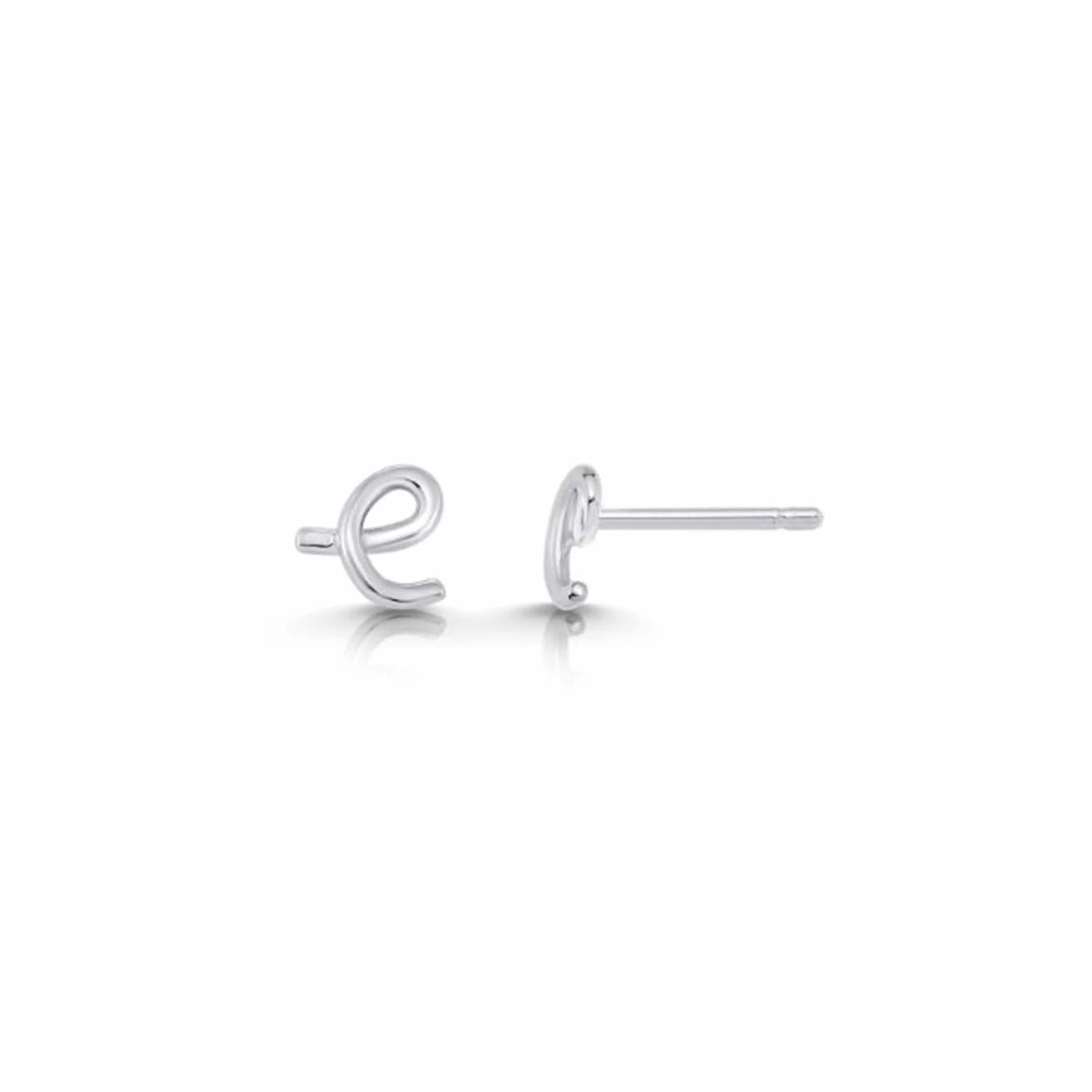 Mini Letter Earrings