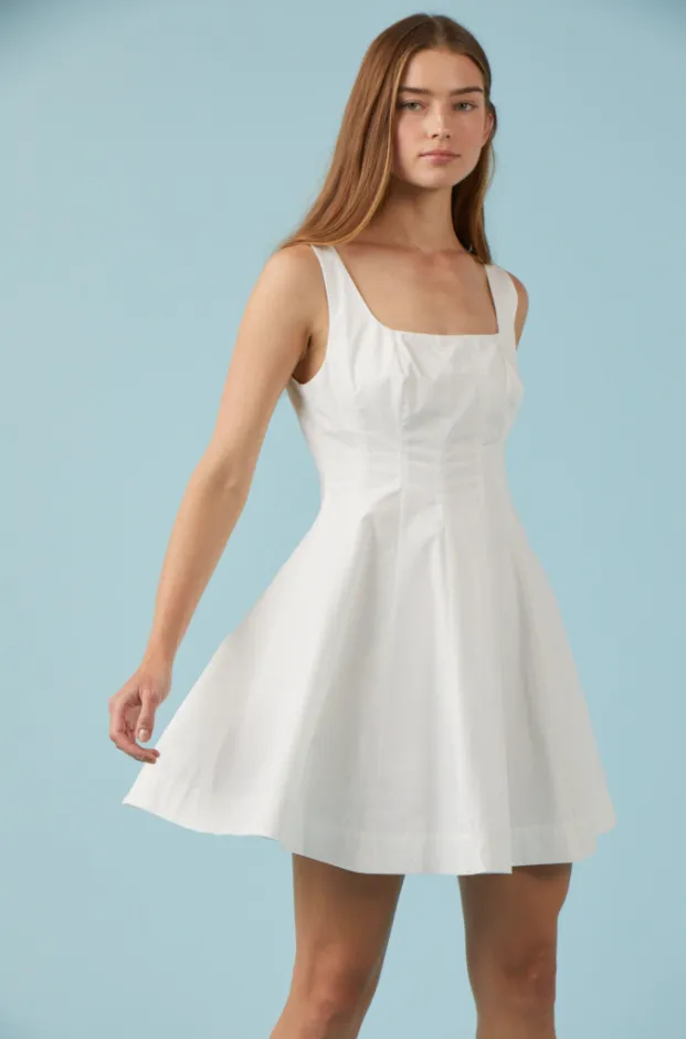 Mini Poplin Dress