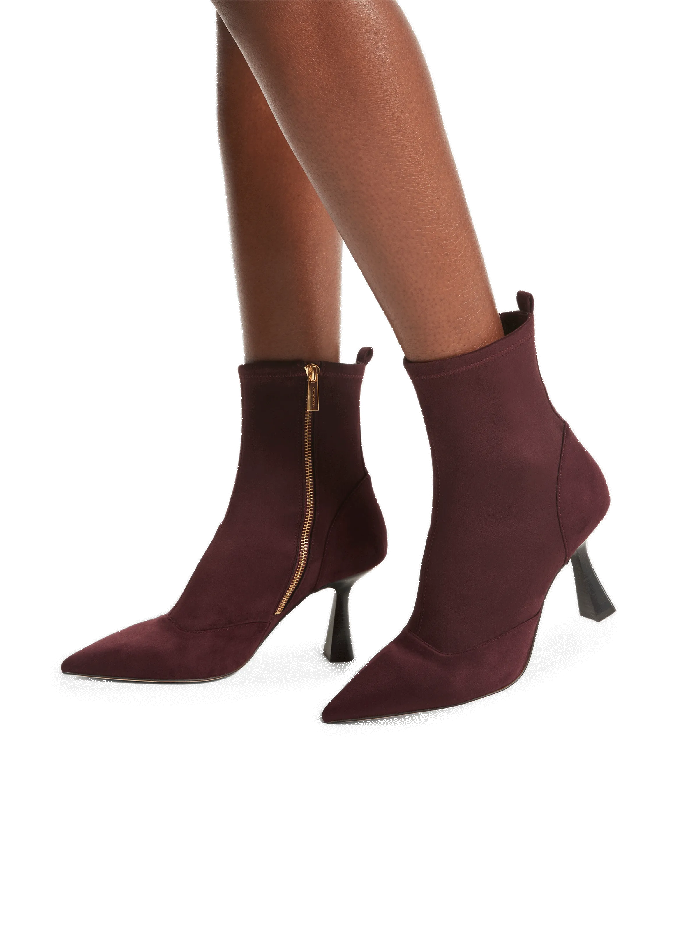 MMK  Heeled suede ankle boots 