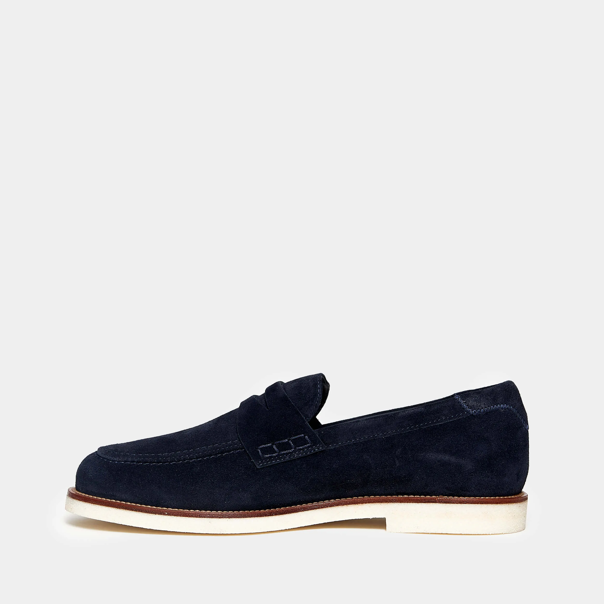 Mocassino Hogan in suede blu