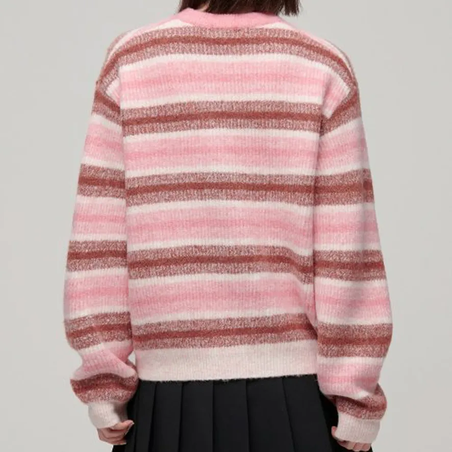 MUSINSA STANDARD  |Stripes Casual Style Wool Nylon Street Style Long Sleeves