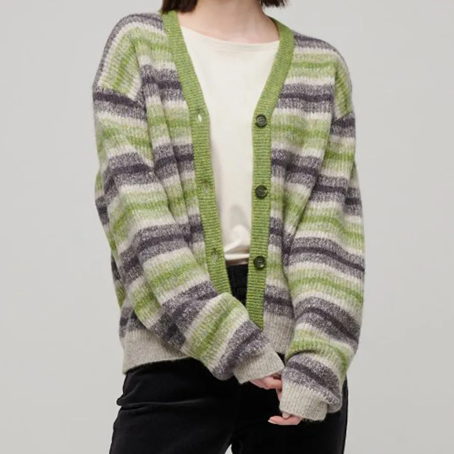 MUSINSA STANDARD  |Stripes Casual Style Wool Nylon Street Style Long Sleeves