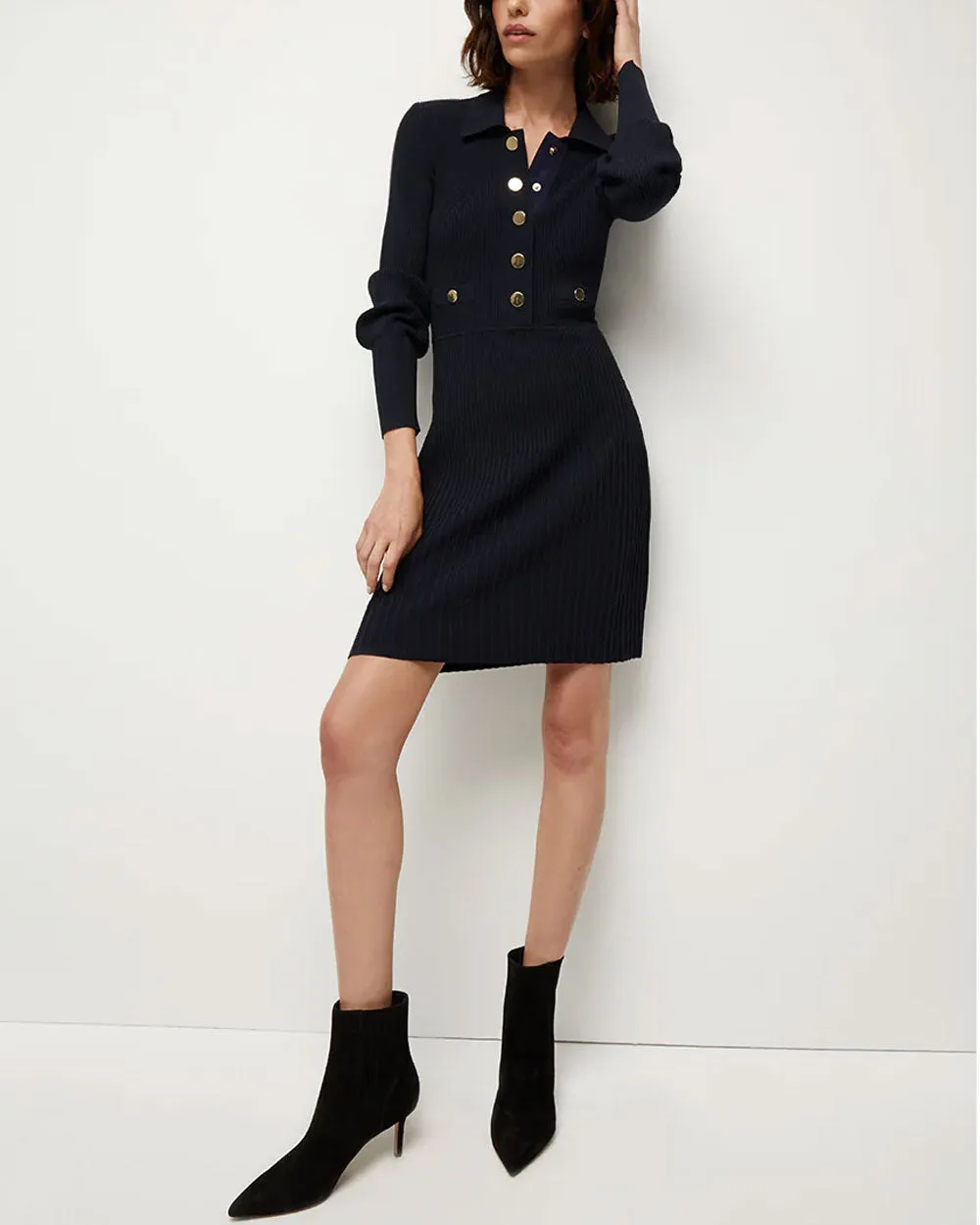 Navy Lauper Dress