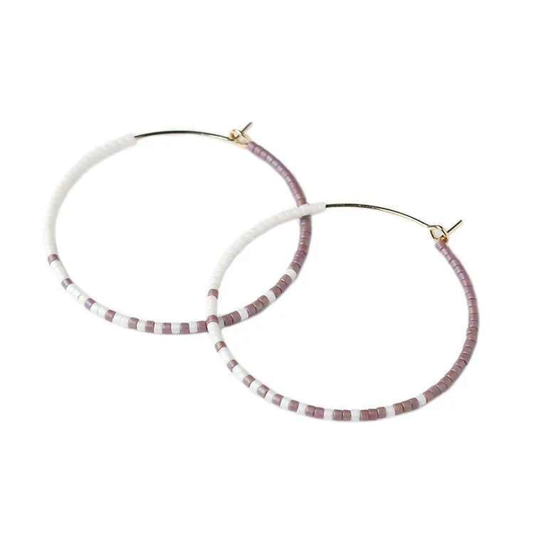 Nora Hoops LG / White