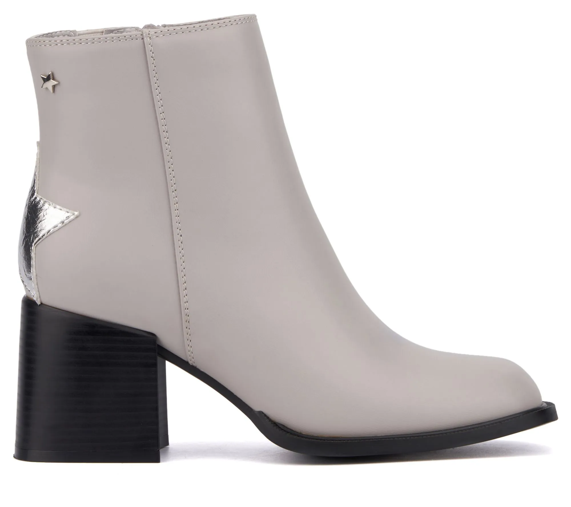 Olivia Miller Women's Star Ankle Block Heel Boots