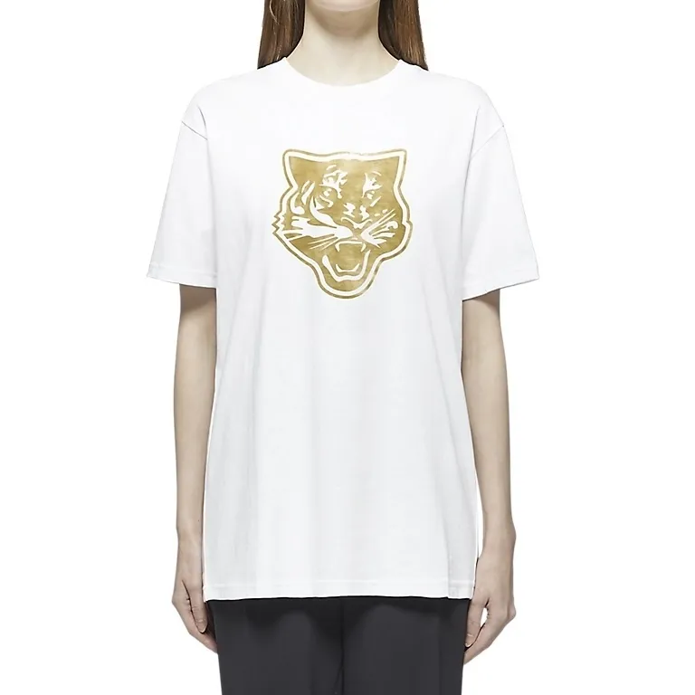 Onitsuka Tiger  |Crew Neck Unisex Street Style Plain Cotton Short Sleeves