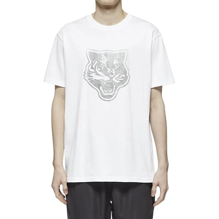 Onitsuka Tiger  |Crew Neck Unisex Street Style Plain Cotton Short Sleeves