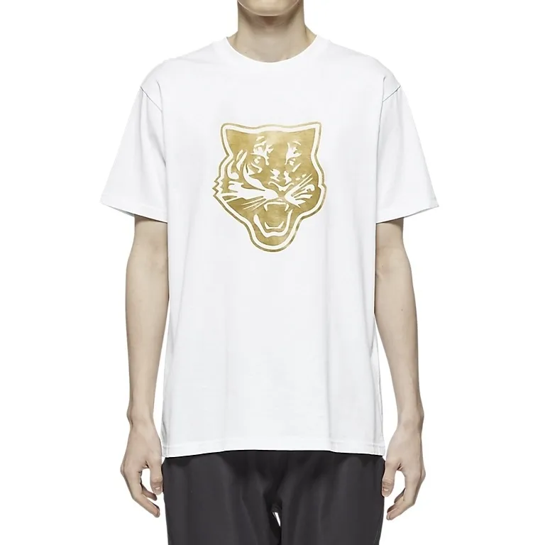 Onitsuka Tiger  |Crew Neck Unisex Street Style Plain Cotton Short Sleeves