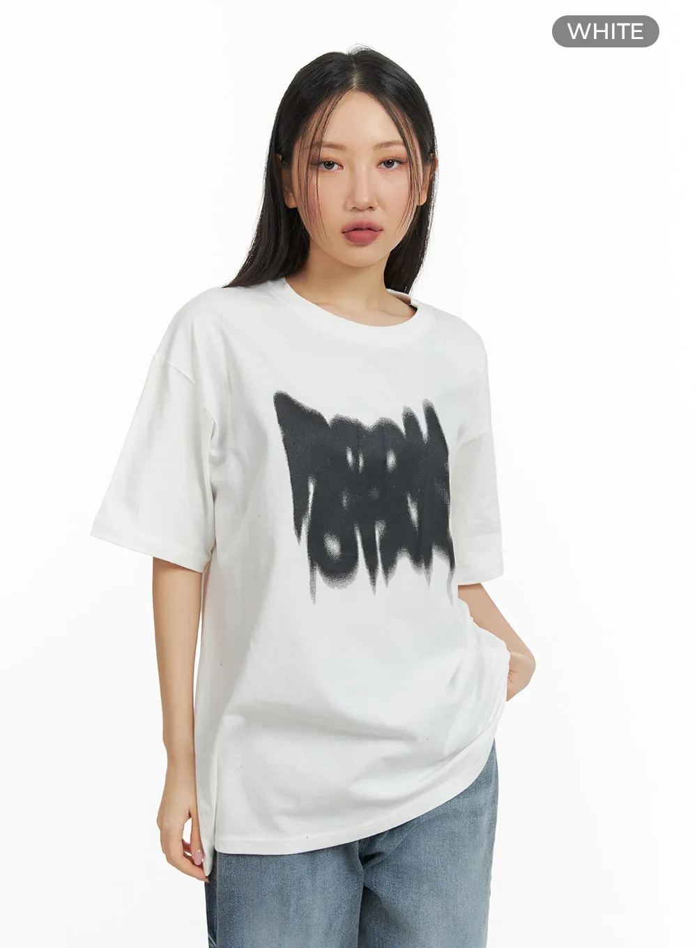 Oversized Graphic Tee CM418