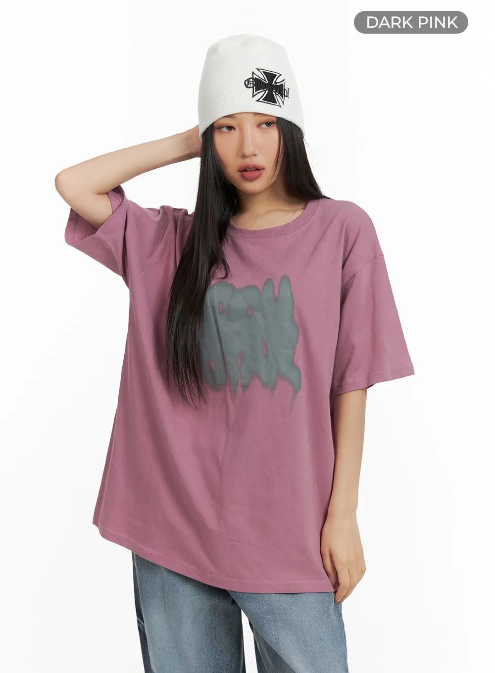 Oversized Graphic Tee CM418