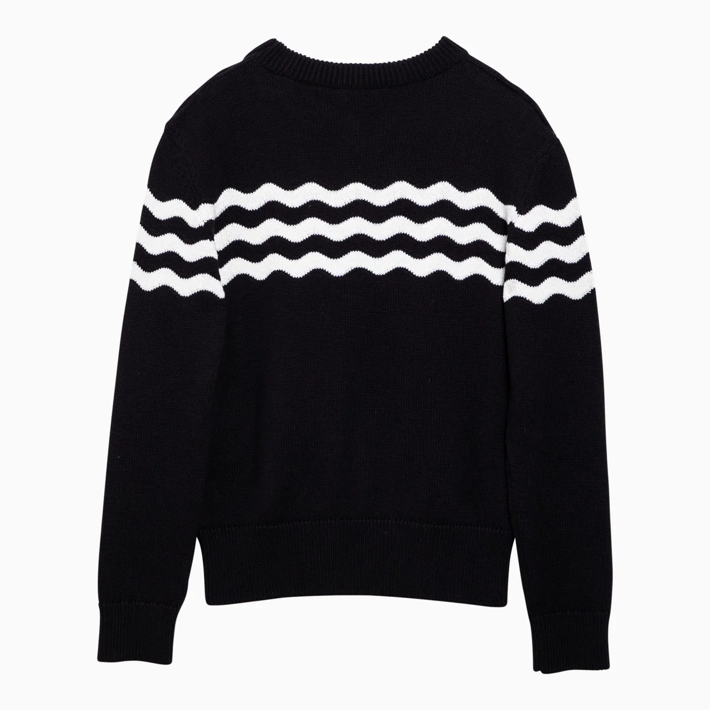 PATOU  |Crew Neck Casual Style Unisex Wool Rib Street Style