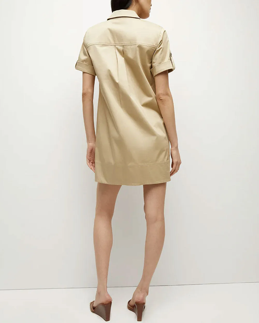 Pebble Khaki Lucca Shirt Dress