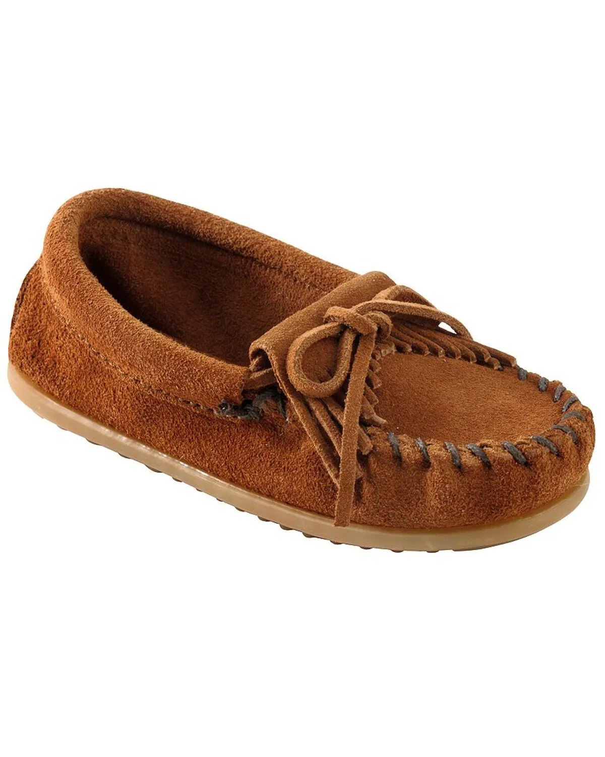 Product Name:  Minnetonka Girls' Kilty Suede Moccasins