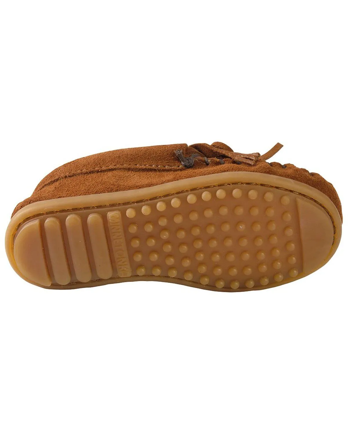 Product Name:  Minnetonka Girls' Kilty Suede Moccasins