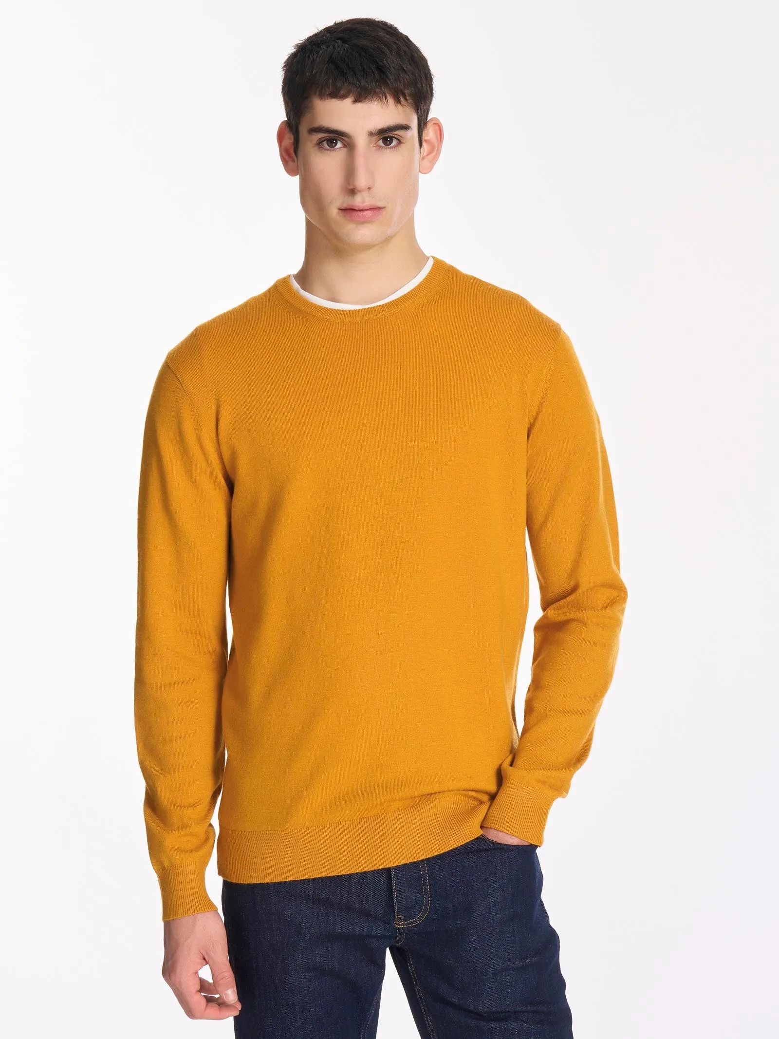 Pull girocollo in filato Sport Wool - Narcissus