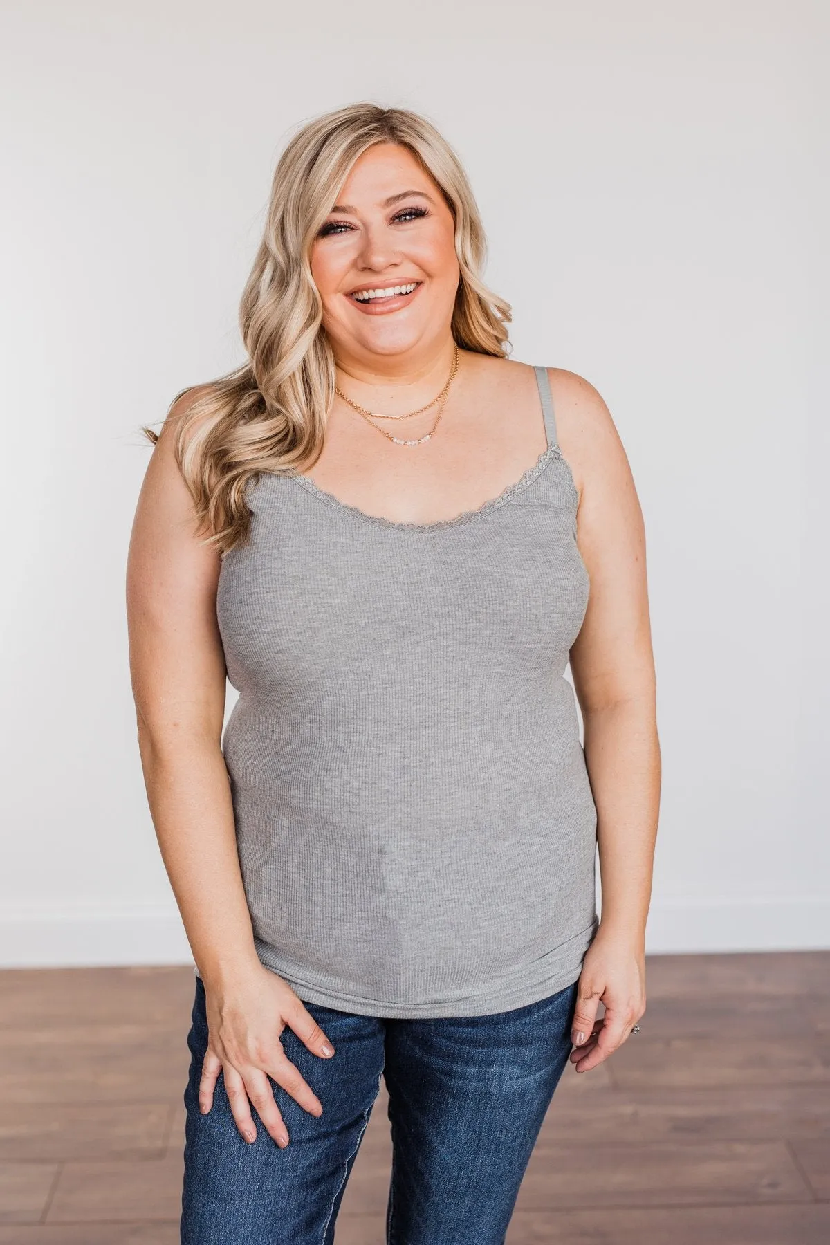 Pulse Basics Finding The One Layering Tank- Grey