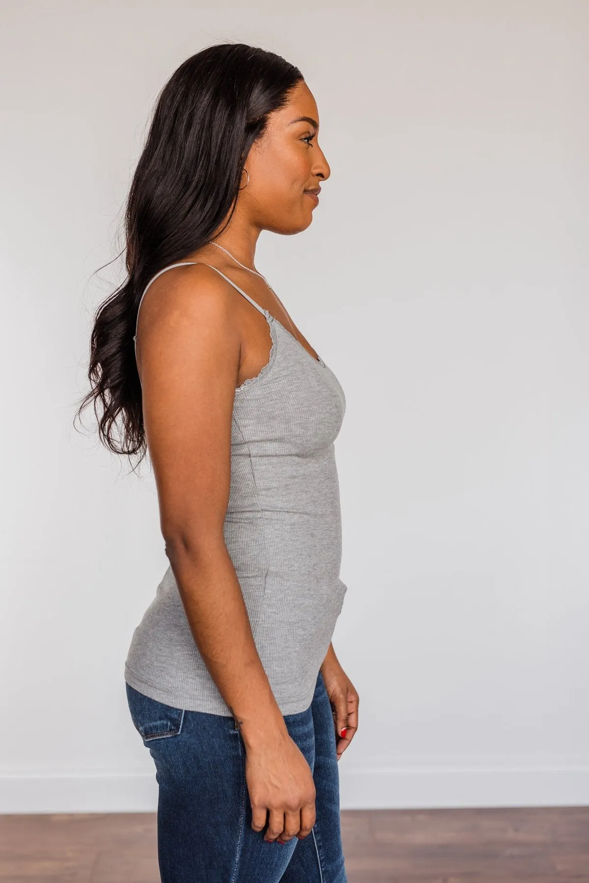 Pulse Basics Finding The One Layering Tank- Grey