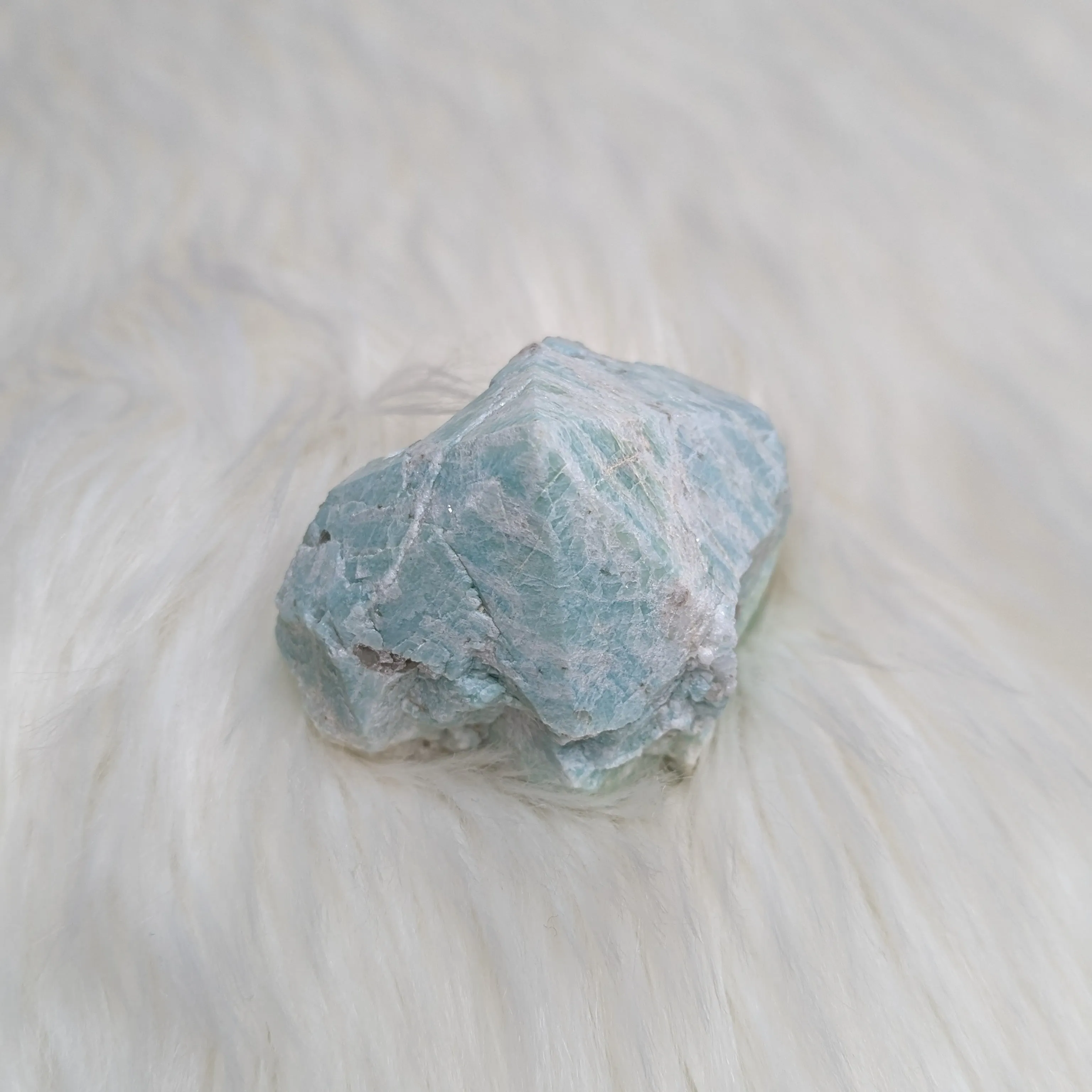 RESERVED | Watery Blue Amazonite Polished Standing Point