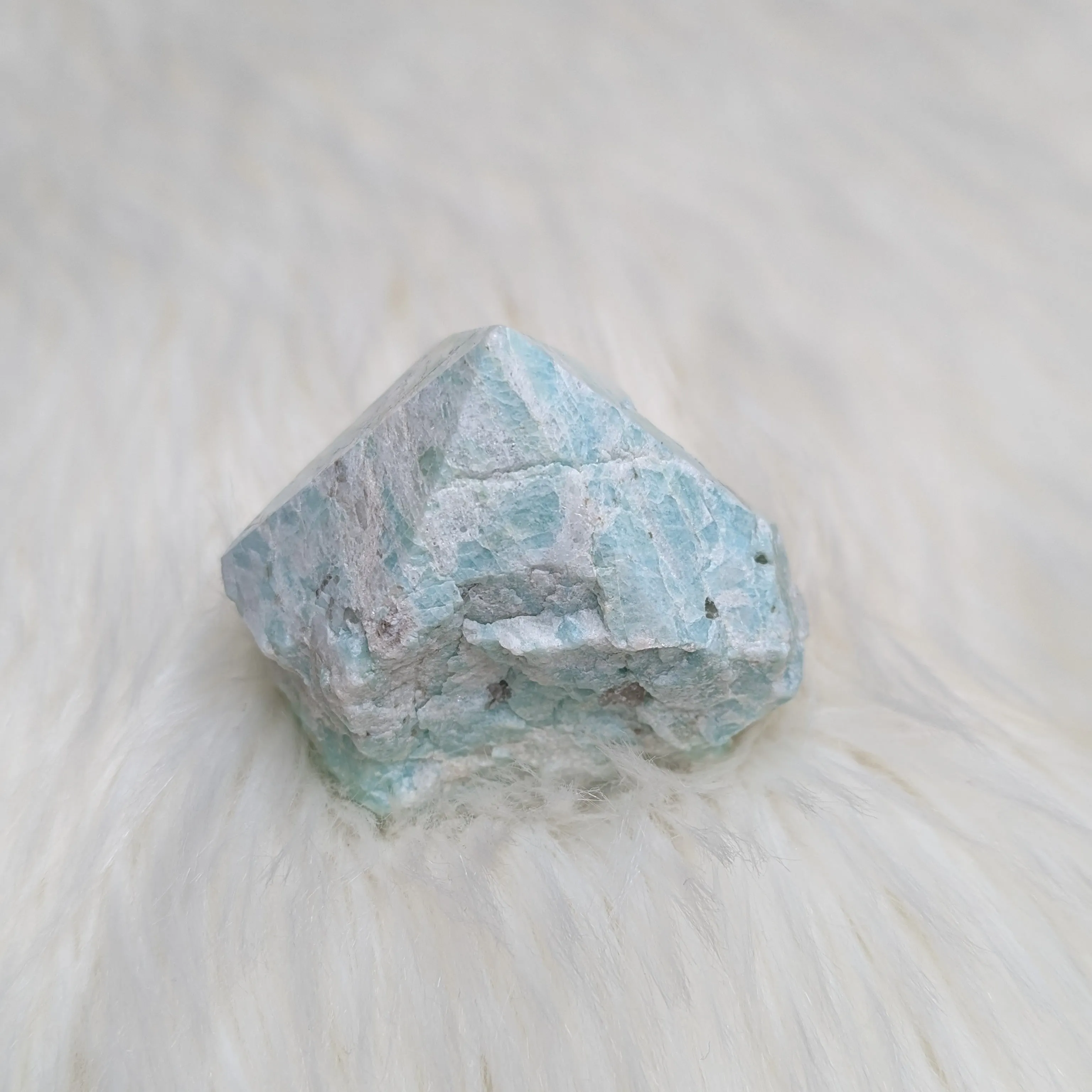 RESERVED | Watery Blue Amazonite Polished Standing Point