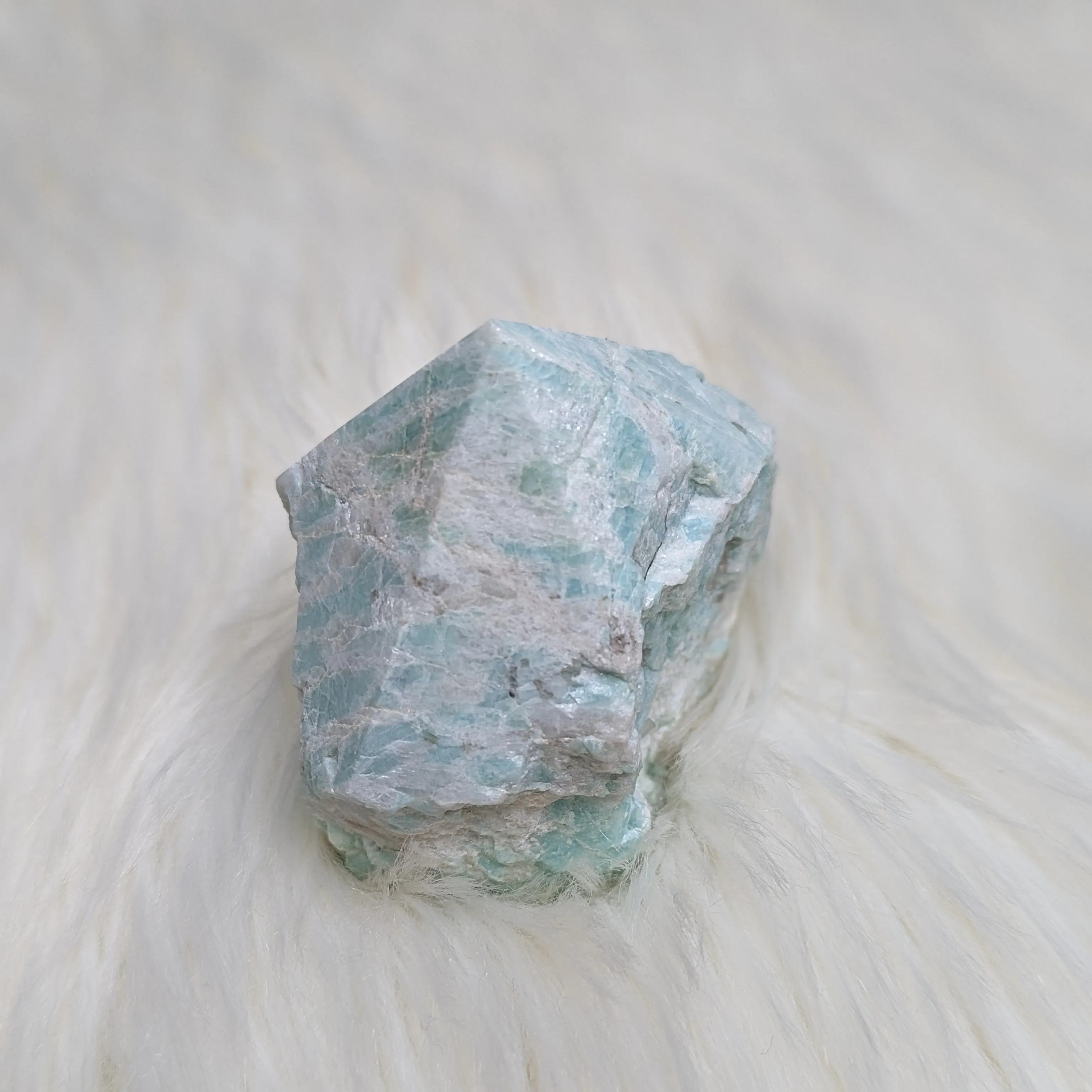 RESERVED | Watery Blue Amazonite Polished Standing Point