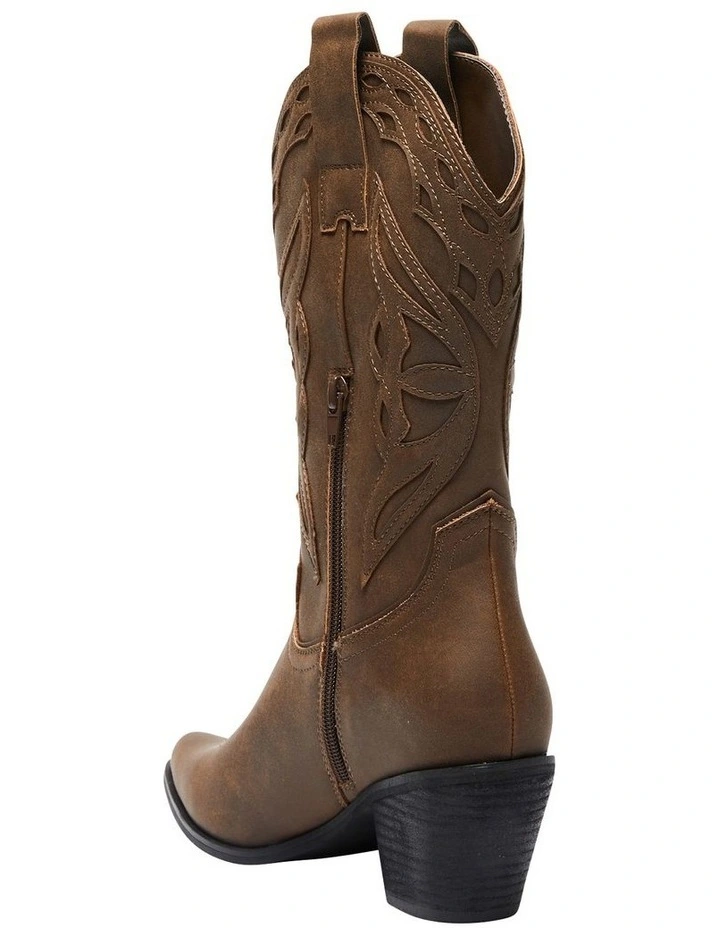 Rodeo Western Boots in Brown