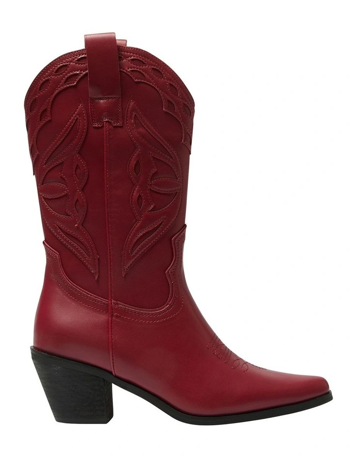 Rodeo Western Boots in Red