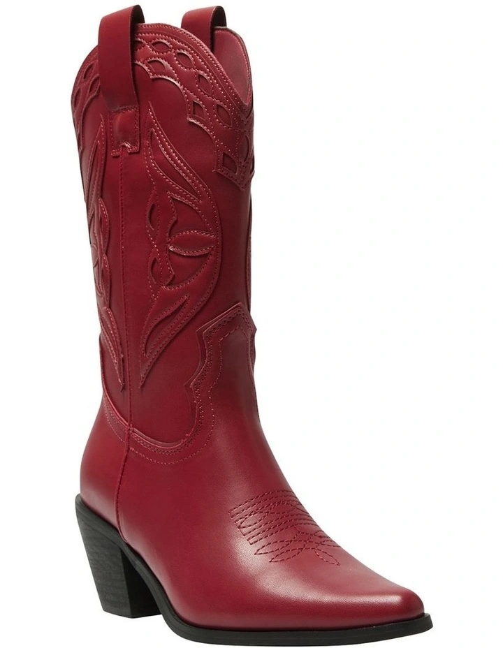 Rodeo Western Boots in Red