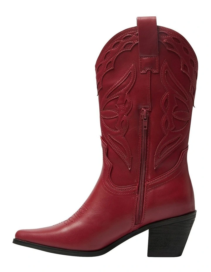 Rodeo Western Boots in Red