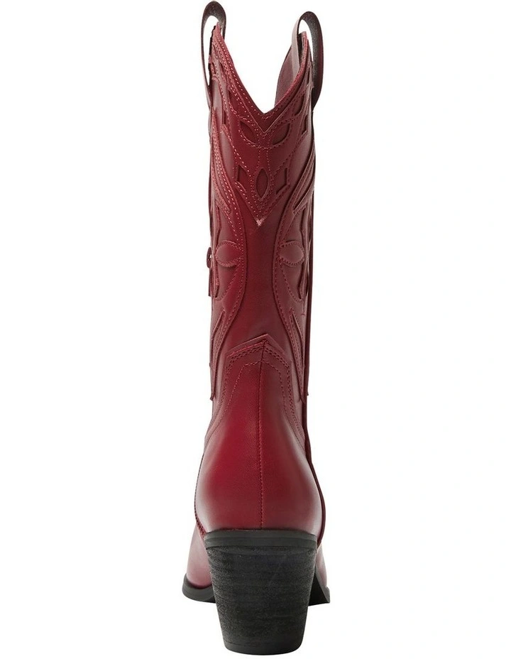 Rodeo Western Boots in Red