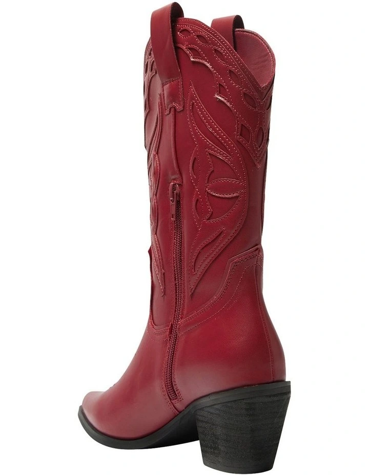 Rodeo Western Boots in Red