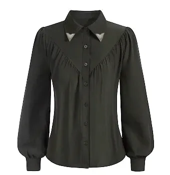 Saddle Up Western Collar Blouse