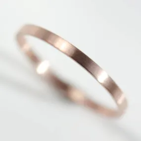 Slim & Skinny Flat Band Ring 