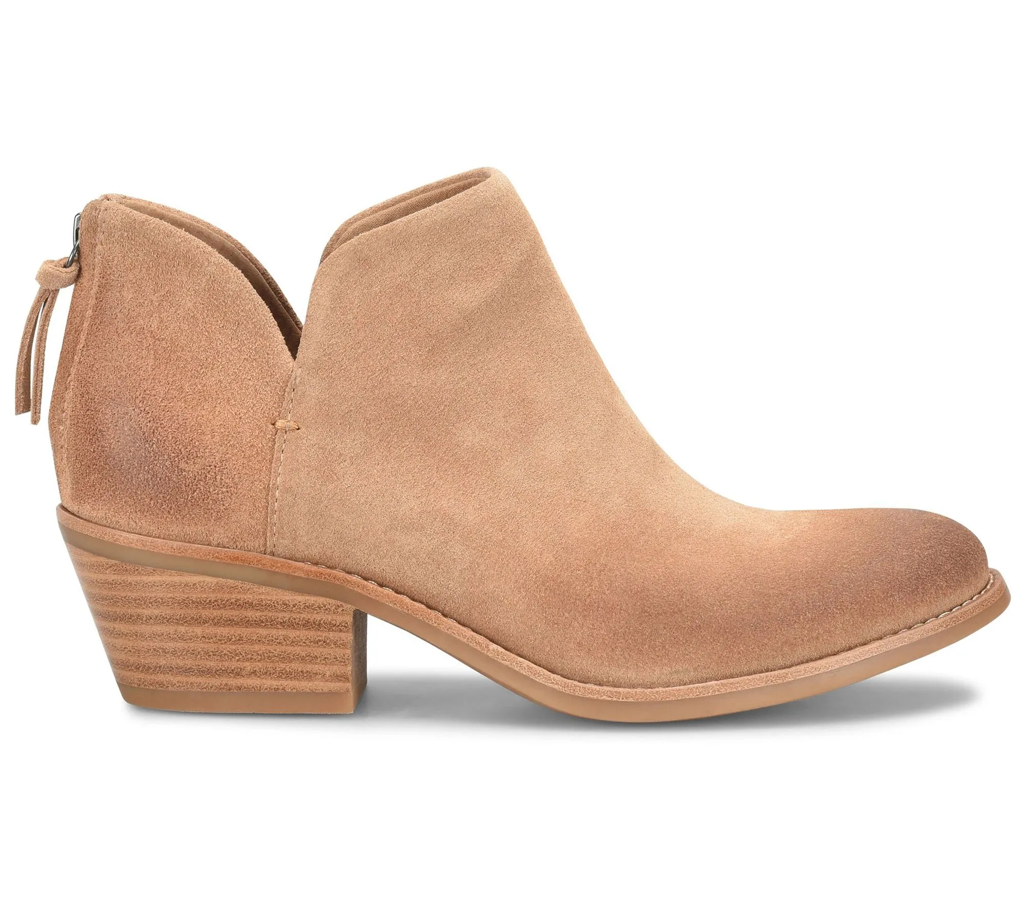 Sofft Water Resistant Leather Heeled Booties -Angelica