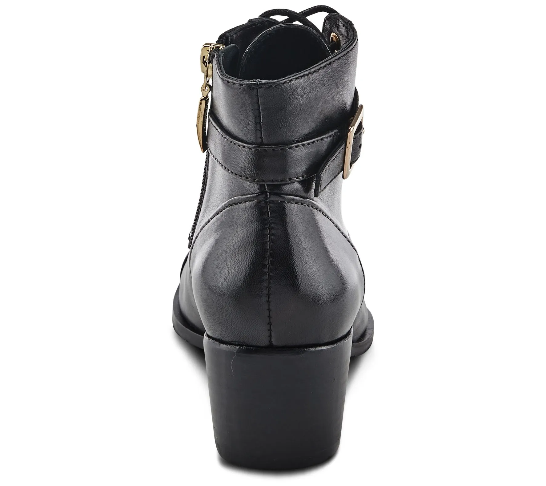 Spring Step Leather Booties - Buckleup