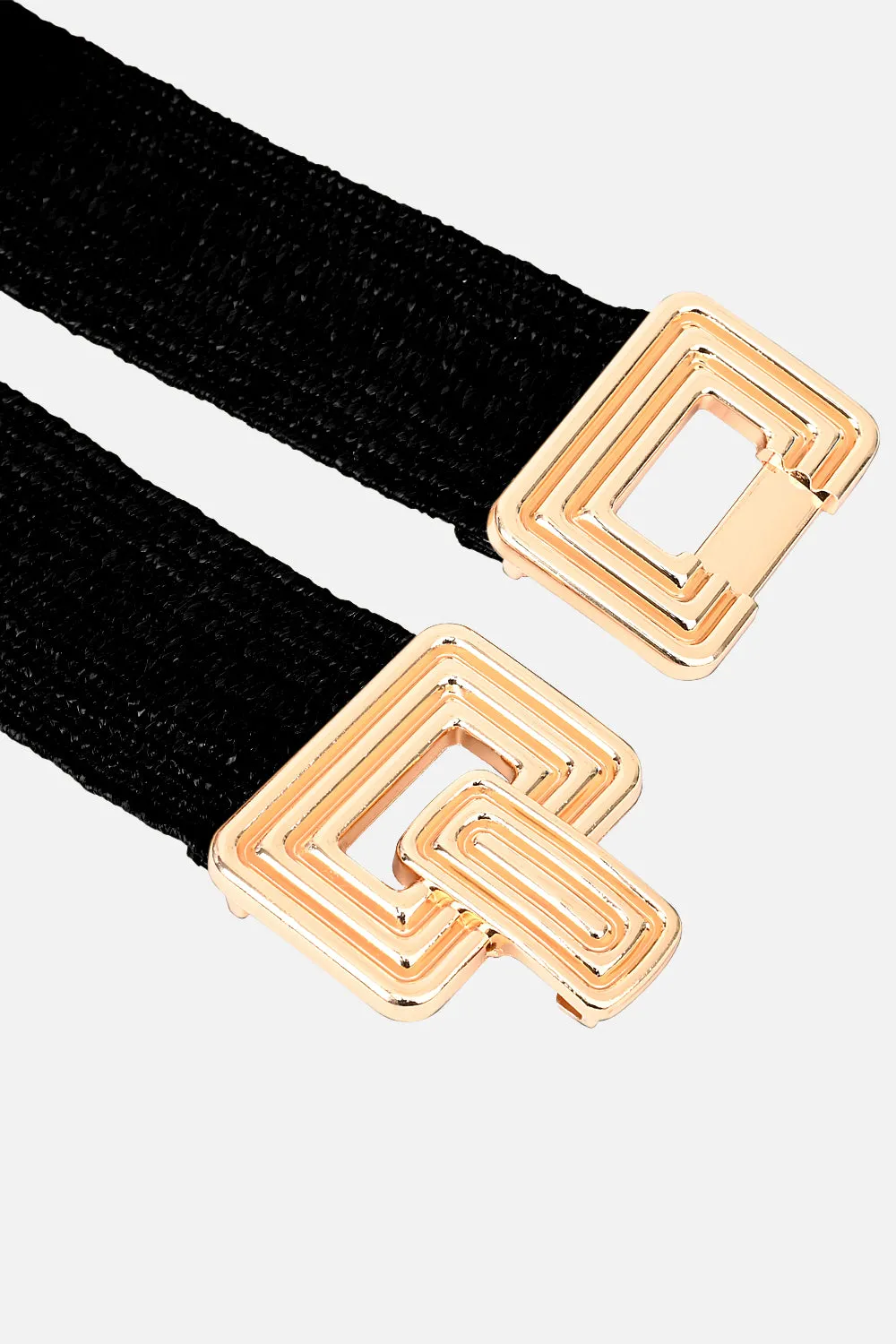 Statement Buckle Summer Belt