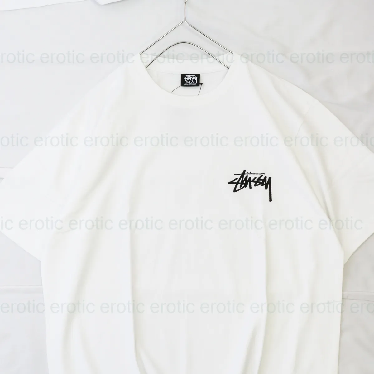 STUSSY  |Crew Neck Unisex Street Style Cotton Short Sleeves Oversized