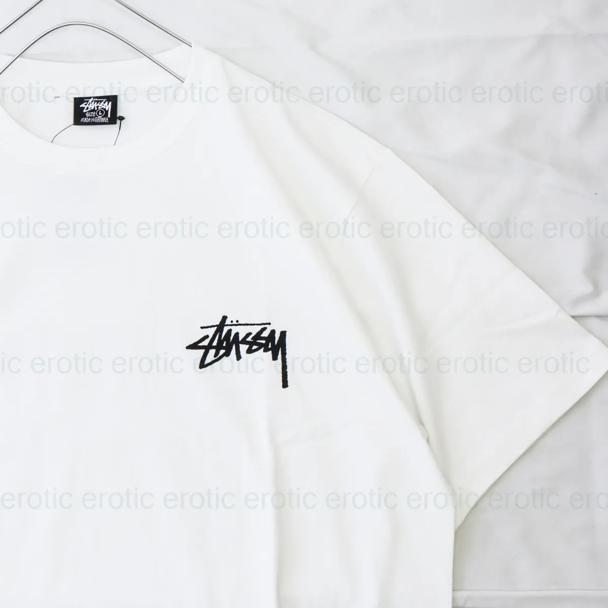 STUSSY  |Crew Neck Unisex Street Style Cotton Short Sleeves Oversized