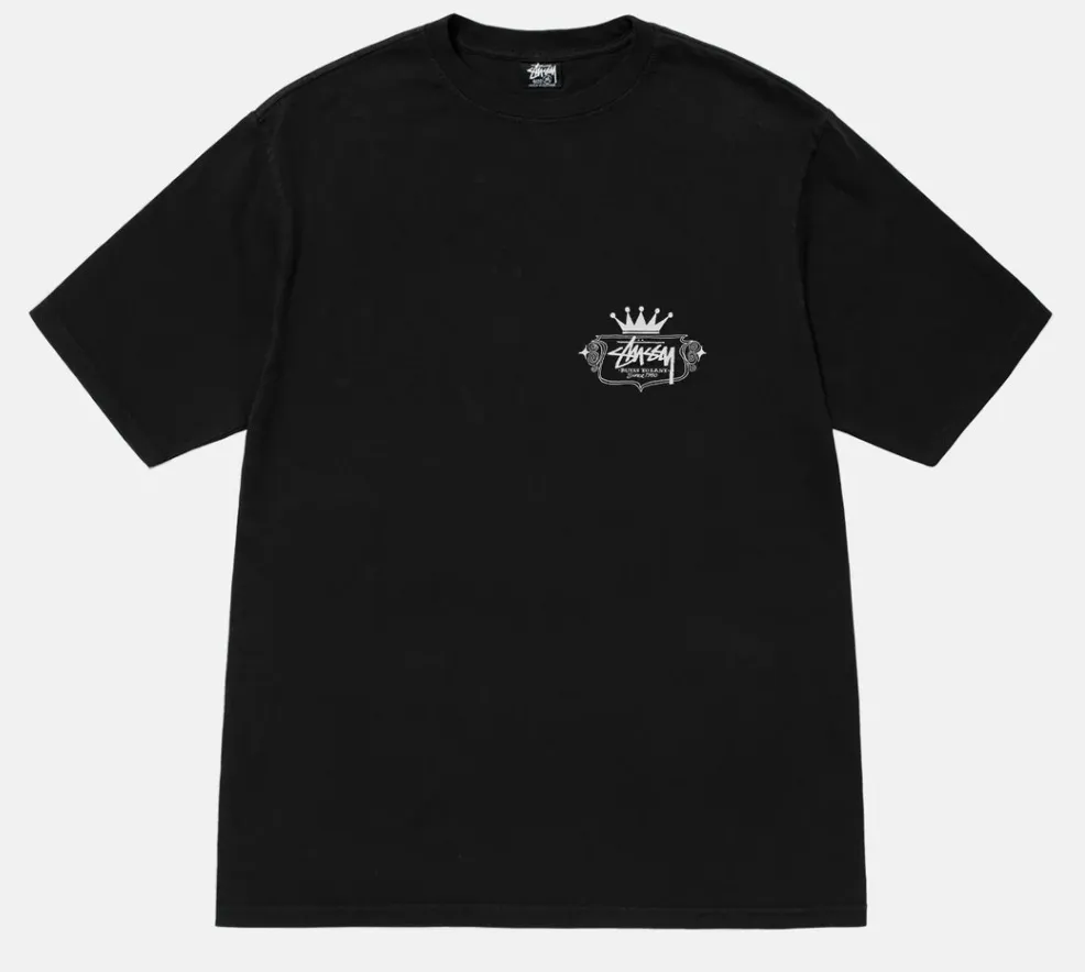 STUSSY  |Street Style Short Sleeves Oversized Logo Skater Style