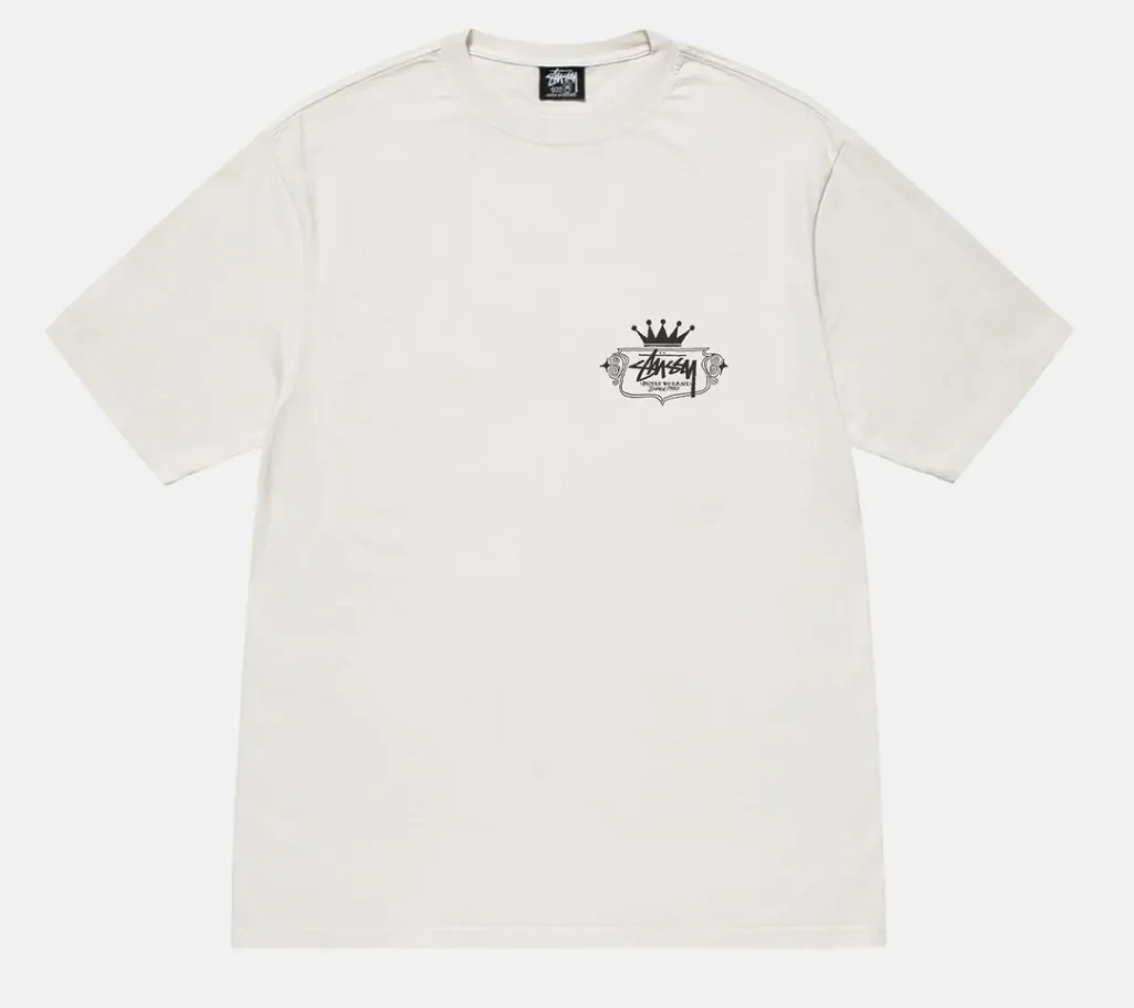 STUSSY  |Street Style Short Sleeves Oversized Logo Skater Style