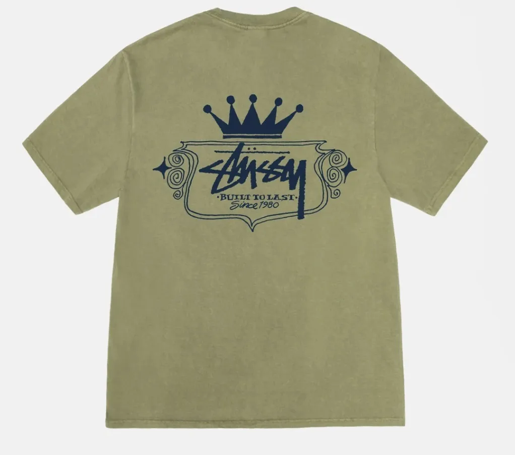 STUSSY  |Street Style Short Sleeves Oversized Logo Skater Style