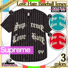 Supreme  |Street Style Logo Skater Style Tops